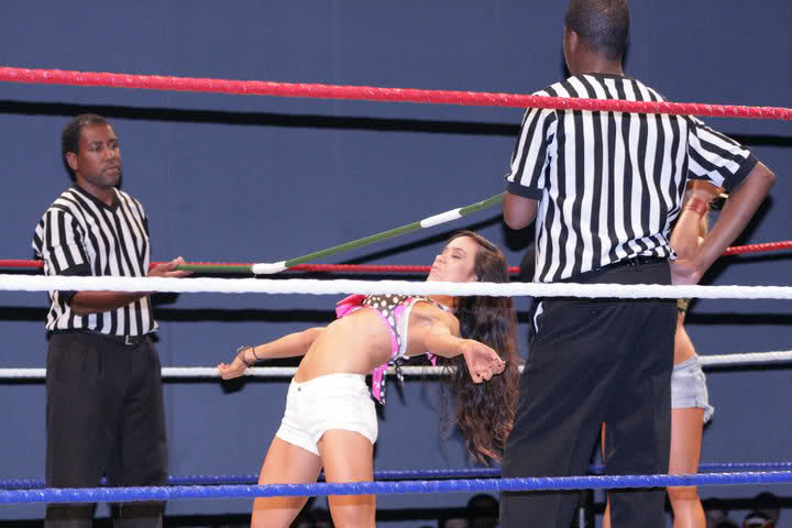 Hot Photos Of WWE Diva AJ Lee In A Bikini Doing The Limbo - PWMania -  Wrestling News