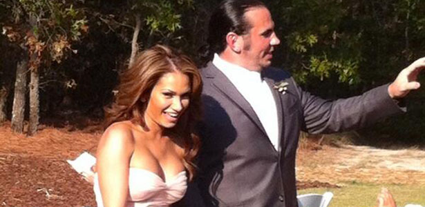 Video From Matt Hardy And Reby Sky S Wedding Pwmania Wrestling News