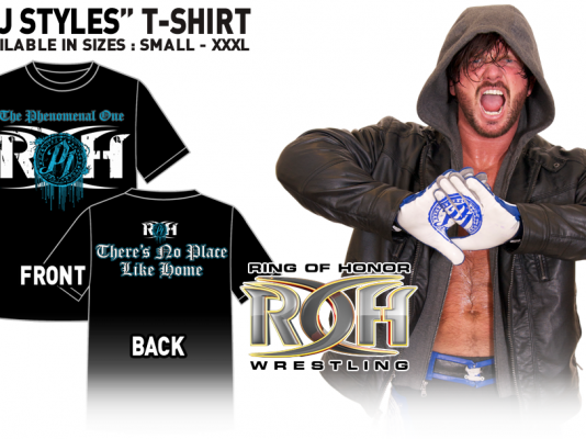 AJ Styles ROH t-shirt