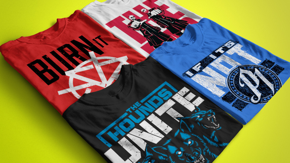 foot locker wwe shirts