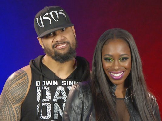 Jimmy Uso and Naomi