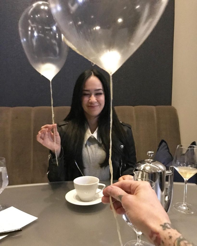 AJ Lee Celebrating Her 32nd Birthday With CM Punk (Photo) - PWMania