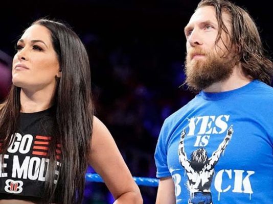 Brie Bell and Bryan Danielson