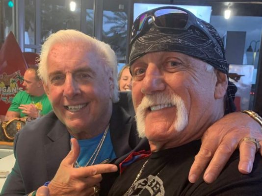 Ric Flair with Hulk Hogan
