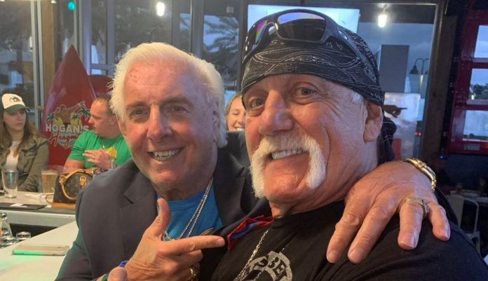 Ric Flair with Hulk Hogan