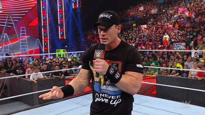 John Cena Returns on WWE RAW Addresses Fans During 20 Year Anniversary Celebration PWMania Wrestling News