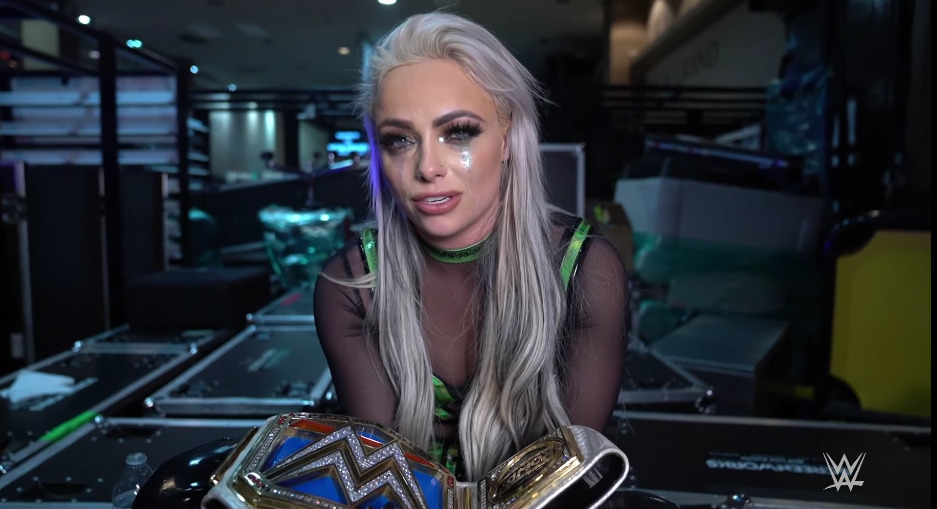 Watch An Emotional Liv Backstage After Winning Her First WWE