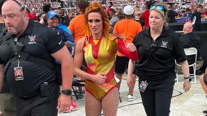 NXT Women's Champ Becky Lynch Shares Look at Gruesome Injury