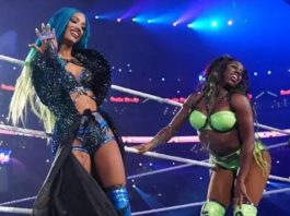 Mercedes Moné (Sasha Banks) and Naomi