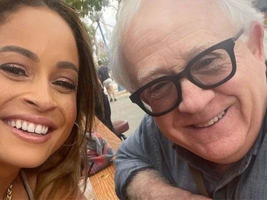 Kayla Braxton and Leslie Jordan