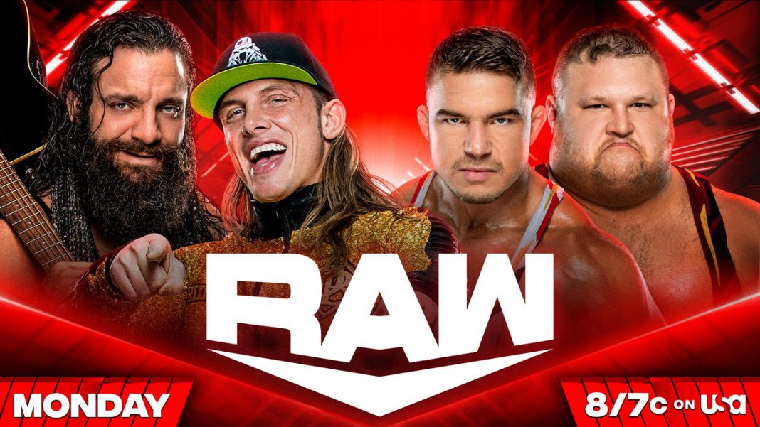 Riddle & Elias vs. Alpha Academy Added To WWE Raw Lineup For Monday