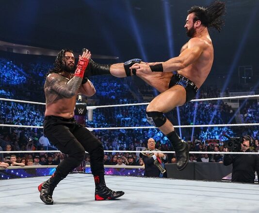 Video: WWE Highlights Feud Between The Bloodline And Drew McIntyre