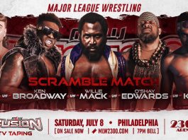 MLW Never Say Never To Feature Scramble Match On 7/8 In Philadelphia, PA.