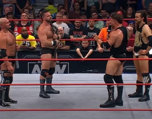 Video: MJF, Adam Cole & FTR Have Pizza Party After AEW Collision Goes Off The Air