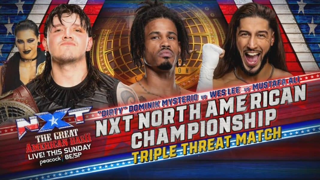 NXT North American Title Match Announced For Great American Bash