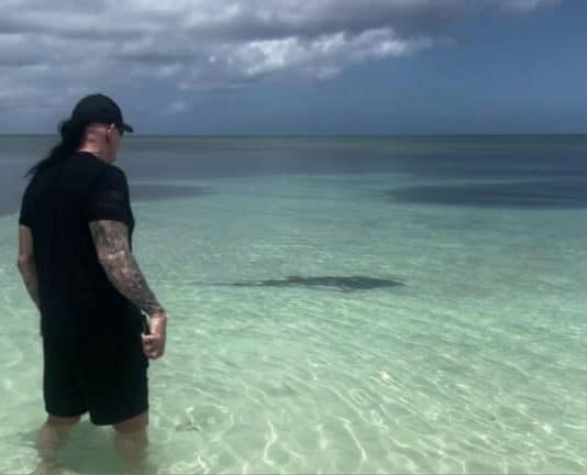 Video: The Undertaker Saves Michelle McCool From Shark In Beach Encounter