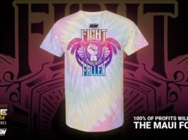 AEW Fight For The Fallen T-Shirt Released To Benefit Maui Food Bank