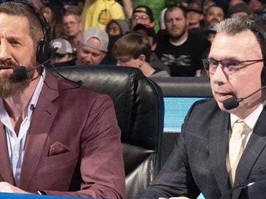 Michael Cole And Wade Barrett Revealed As The New WWE RAW Announce Team Wade Barrett and Michael Cole