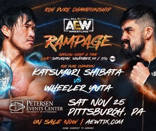ROH Pure Title Match Announced For Tomorrow’s Live AEW Rampage