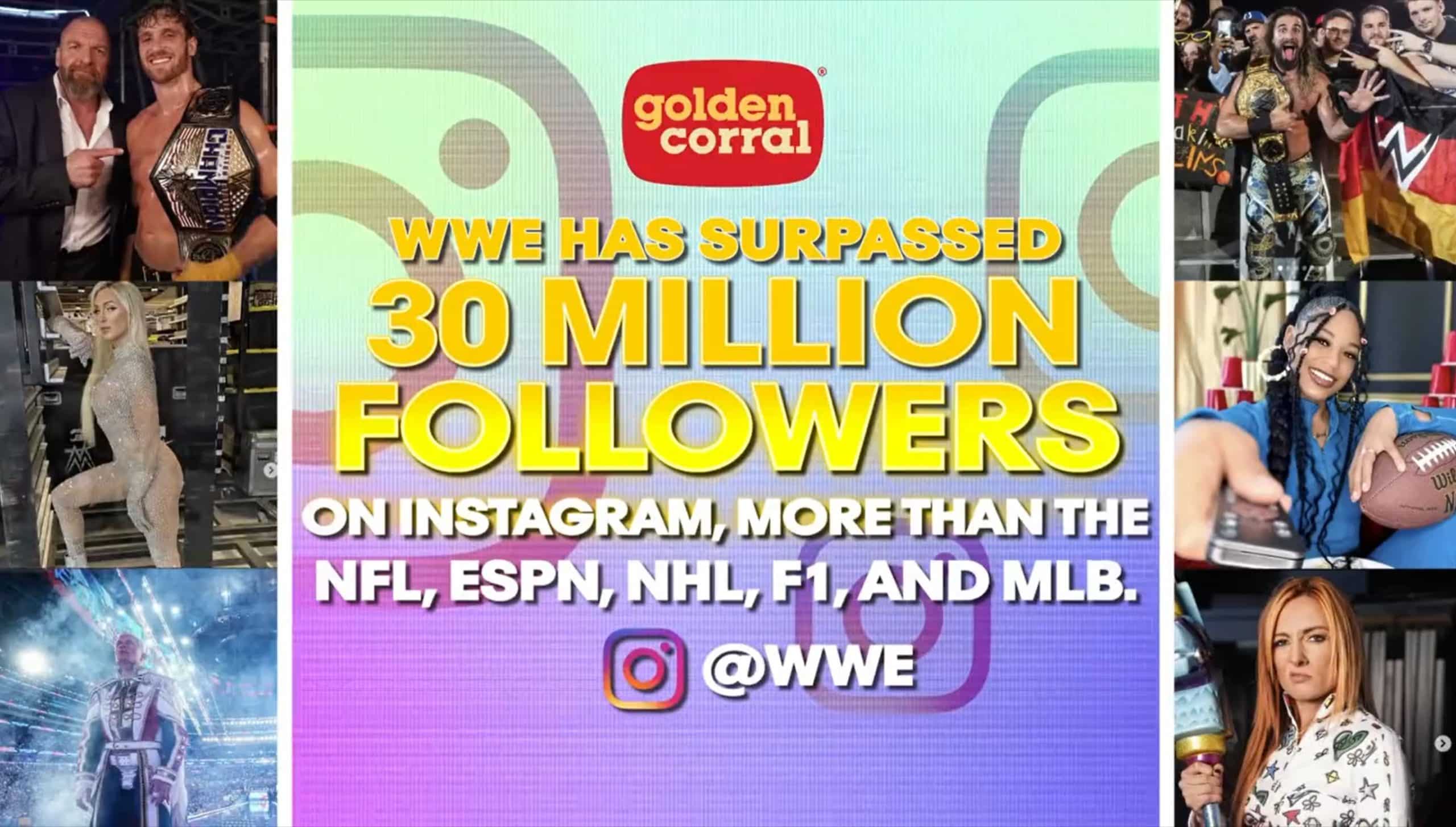 WWE Passes 30 Million Instagram Followers PWMania Wrestling News