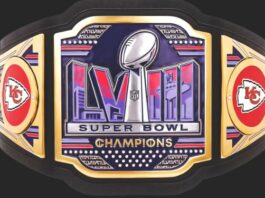 Kansas City Chiefs Celebrate Super Bowl LVIII Win With Custom WWE Title