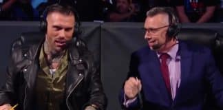Corey Graves and Michael Cole on WWE commentary