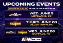 New Dates & Locations Announced For Upcoming AEW TV Shows