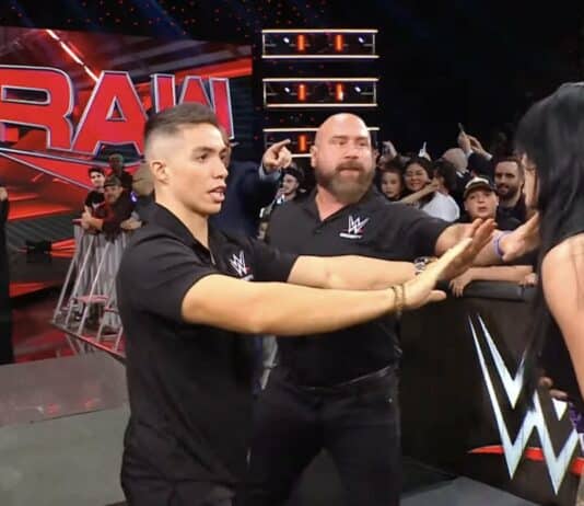 Identity Of Security Guard Rhea Ripley Headbutted On WWE RAW