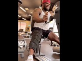 Video: Powerhouse Hobbs Begins Physical Therapy After Undergoing Knee Surgery