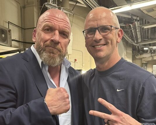 Photo: Uconn Huskies Head Coach Dan Hurley With Triple H At WWE RAW