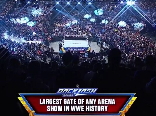 WWE Sets All-Time Arena Gate Record For Backlash: France
