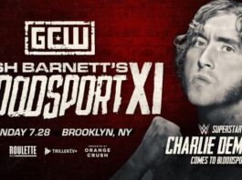 Charlie Dempsey Added To Josh Barnett’s Bloodsport XI On 7/28 In Brooklyn