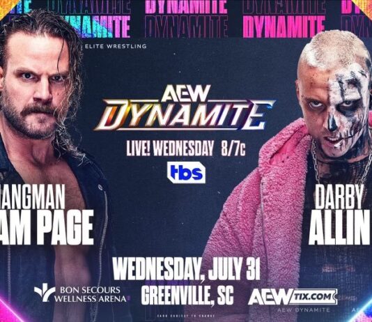 Hangman Page vs. Darby Allin Added To 7/31 AEW Dynamite, Updated Lineup