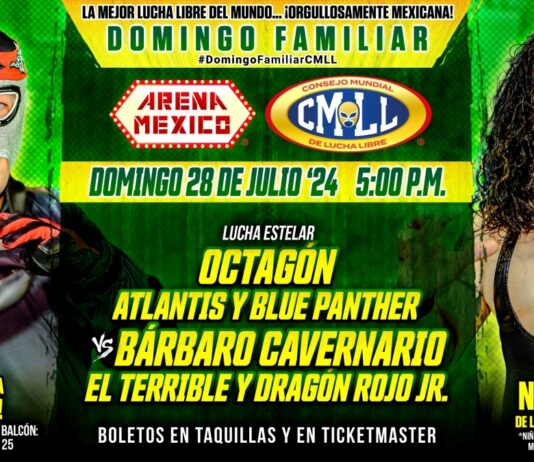 CMLL Domingos Arena Mexico Results – July 28, 2024