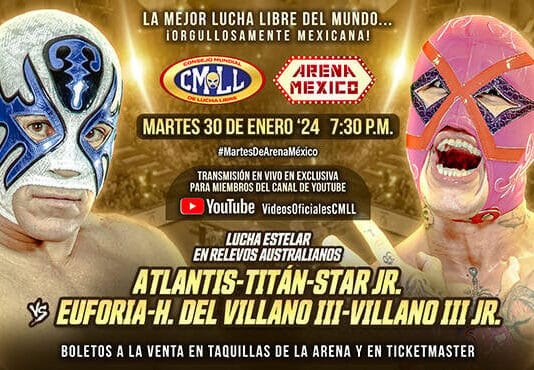 CMLL Martes De Arena Mexico Results – July 23, 2024