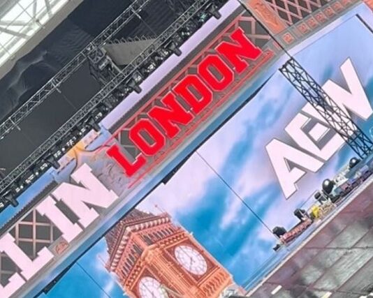 Photos: Sneak Peek Inside Wembley Stadium Before AEW ALL IN: London