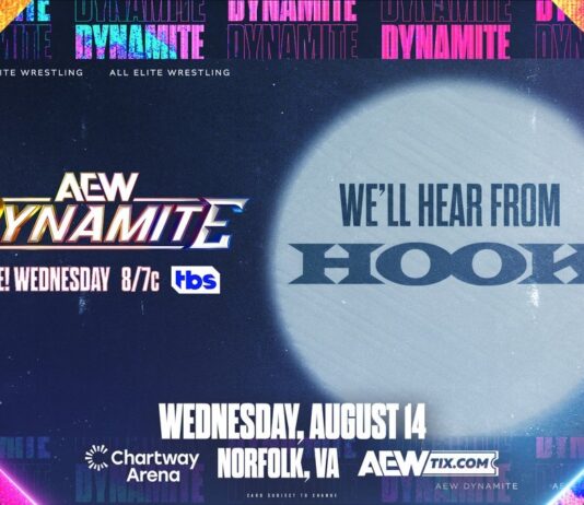 HOOK Segment Announced For This Week’s AEW Dynamite (8/14/2024)