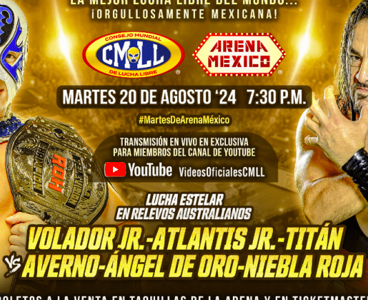 CMLL Martes de Arena Mexico Results – August 27, 2024