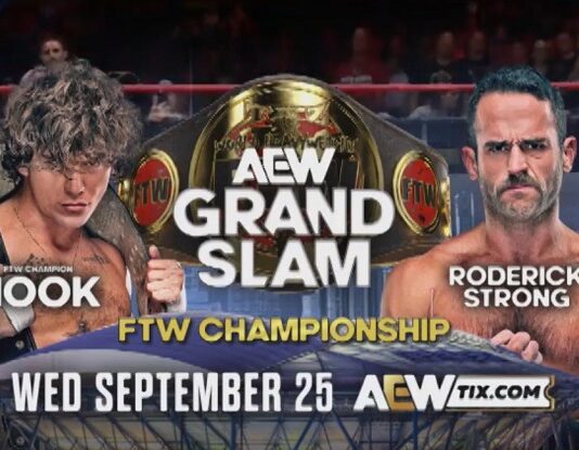 HOOK vs. Roderick Strong For FTW Title Confirmed For AEW Dynamite: Grand Slam