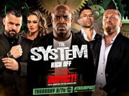 The System To Kick Off 9/5 Episode Of TNA iMPACT From Louisville, KY.