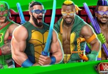 Seth Rollins, Rey Mysterio & New Day Teenage Mutant Ninja Turtles Action Figures