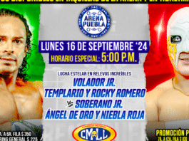 CMLL Lunes Clásico Results – September 16, 2024