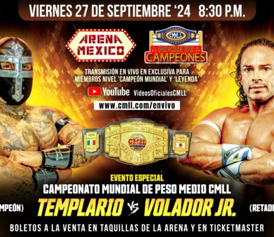 CMLL Noche De Campeones Results – September 27, 2024
