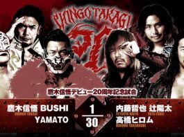 NJPW Shingo Takagi’s 20th Anniversary Show Results – September 7, 2024