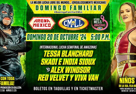 CMLL Domingo Familiar Results – October 20, 2024