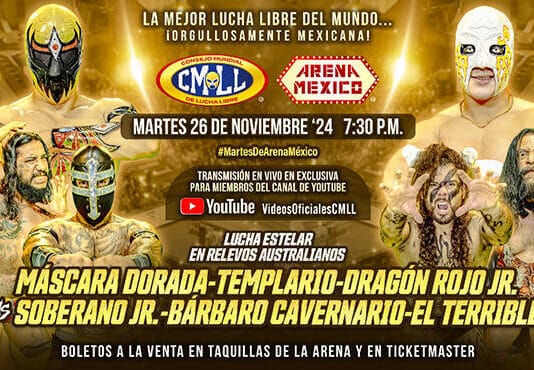 CMLL Martes de Arena Mexico Results – November 26, 2024