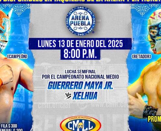 CMLL Lunes Clásico Results – January 13, 2025