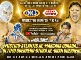 CMLL Martes de Arena Mexico Results – January 7, 2025