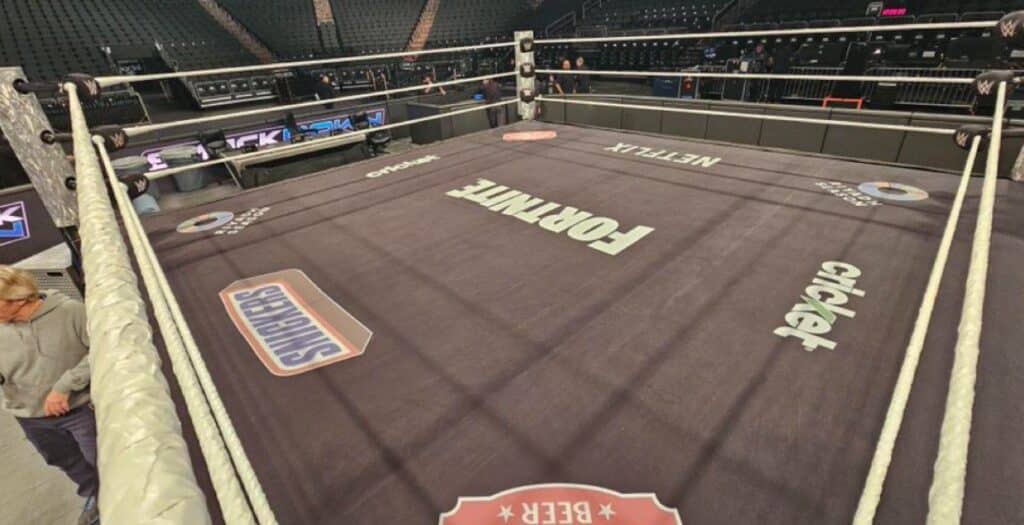 Photo: First Look At WWE’s New Sponsored Ring Mat | PWMania - Wrestling ...
