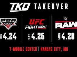 TKO Takeover Announced For T-Mobile Center In April With PBR, UFC & WWE